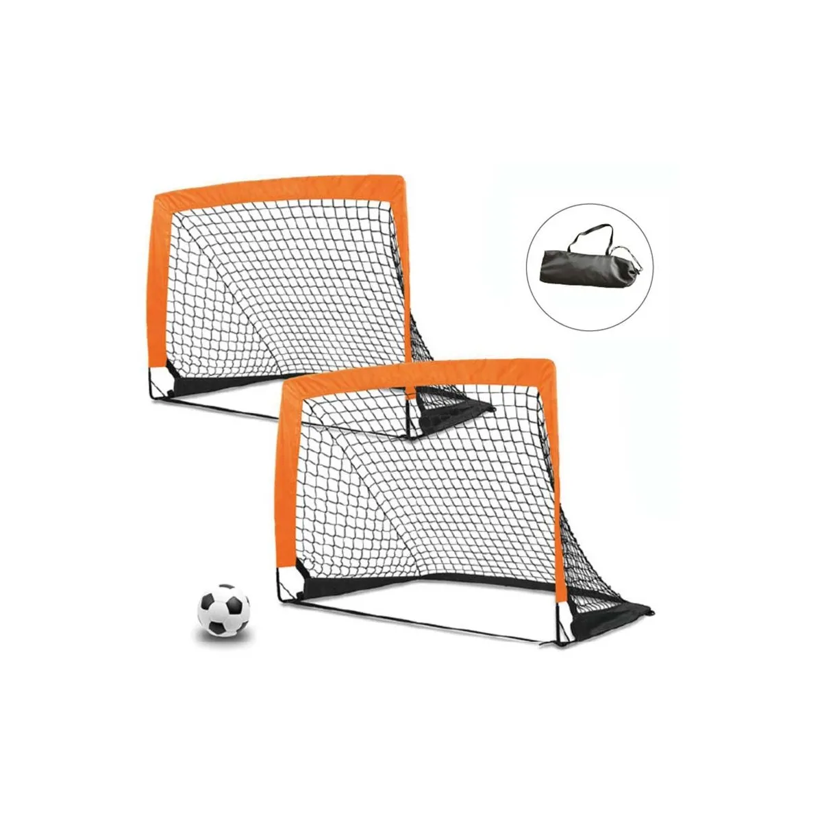 Set de 2 cages de foot 120 x 90 cm Challenge.