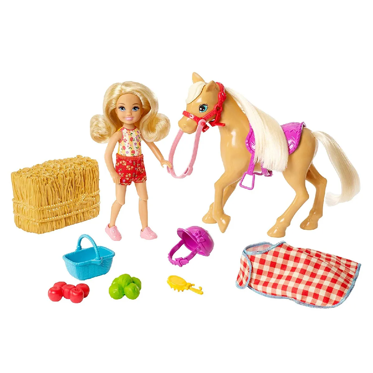 barbie-famille-mini-poupee-chelsea-et-son-poney-a-la-ferme-botte-de-paille-et-accessoires-jouet-pour-enfant-gff50-0887961760385