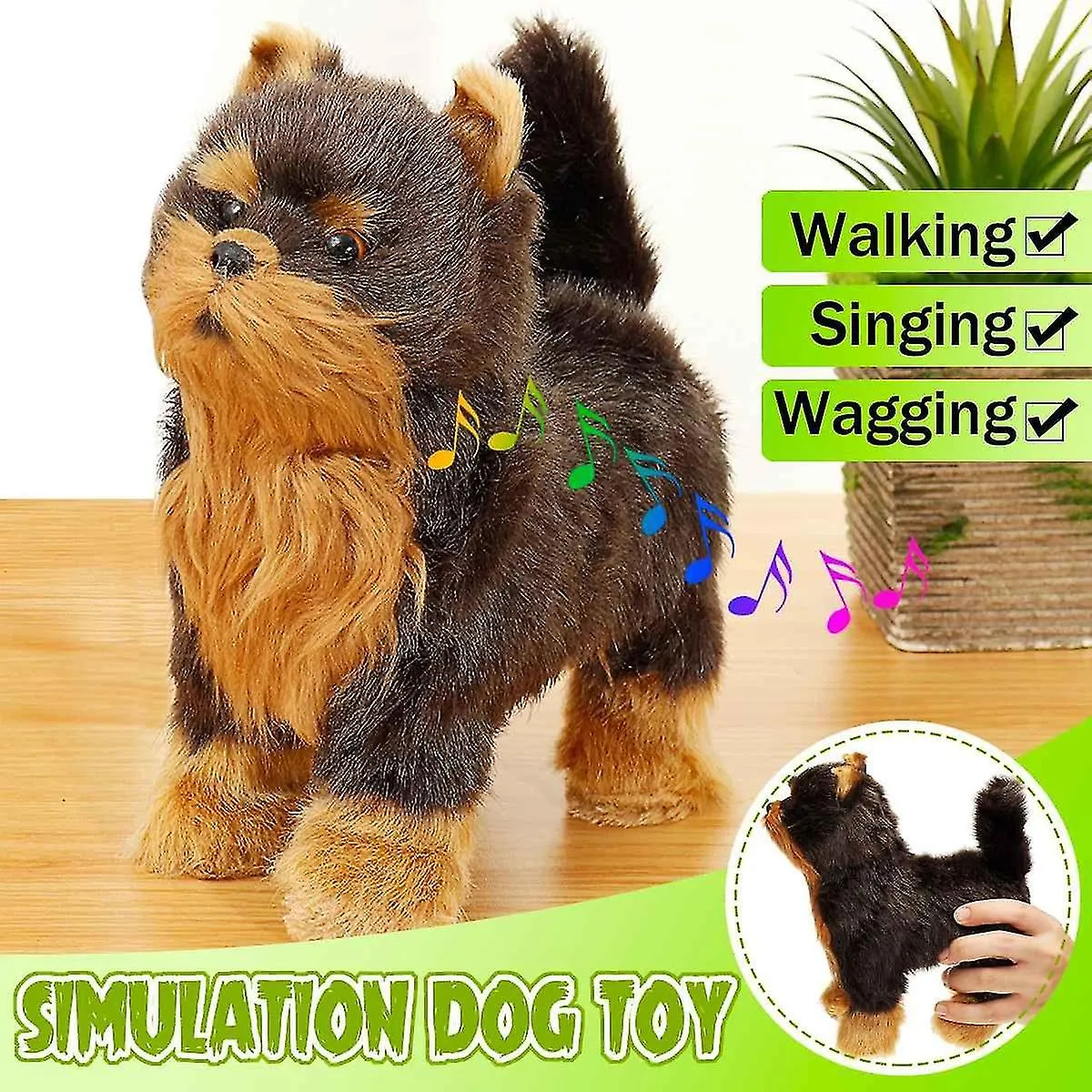 Jouet de chien mignon électrique pour gamin interactive toy toots chiens robot intelligent