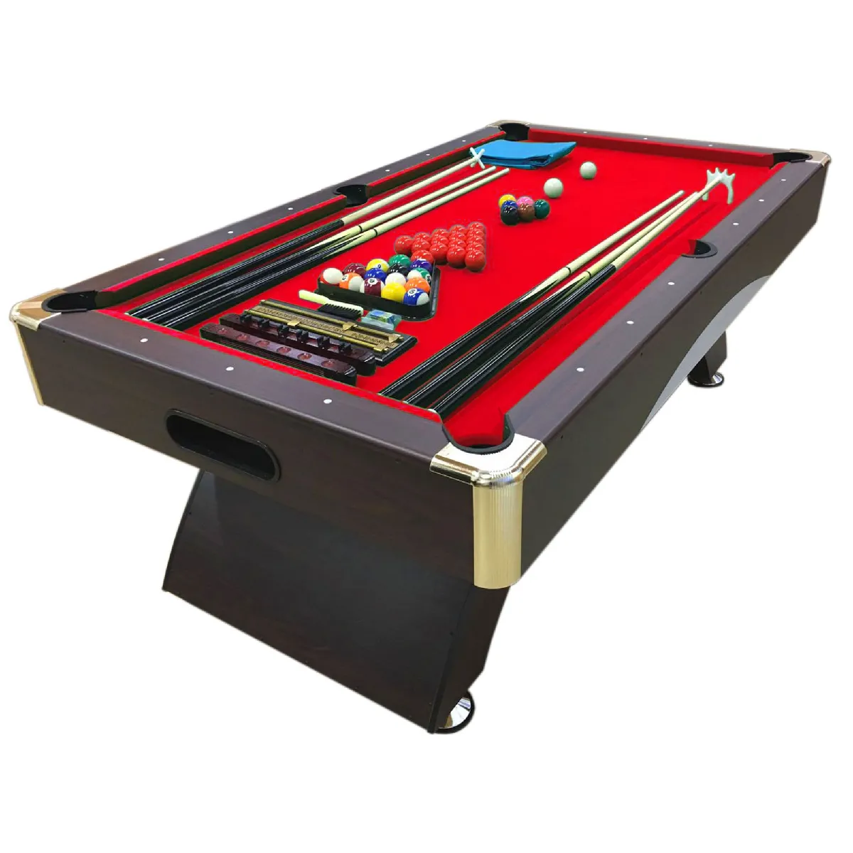 BILLARD AMERICAIN - NEUF - table de billard Snooker 8 ft CAESAR FULL OPTIONAL - 220 x 110 cm