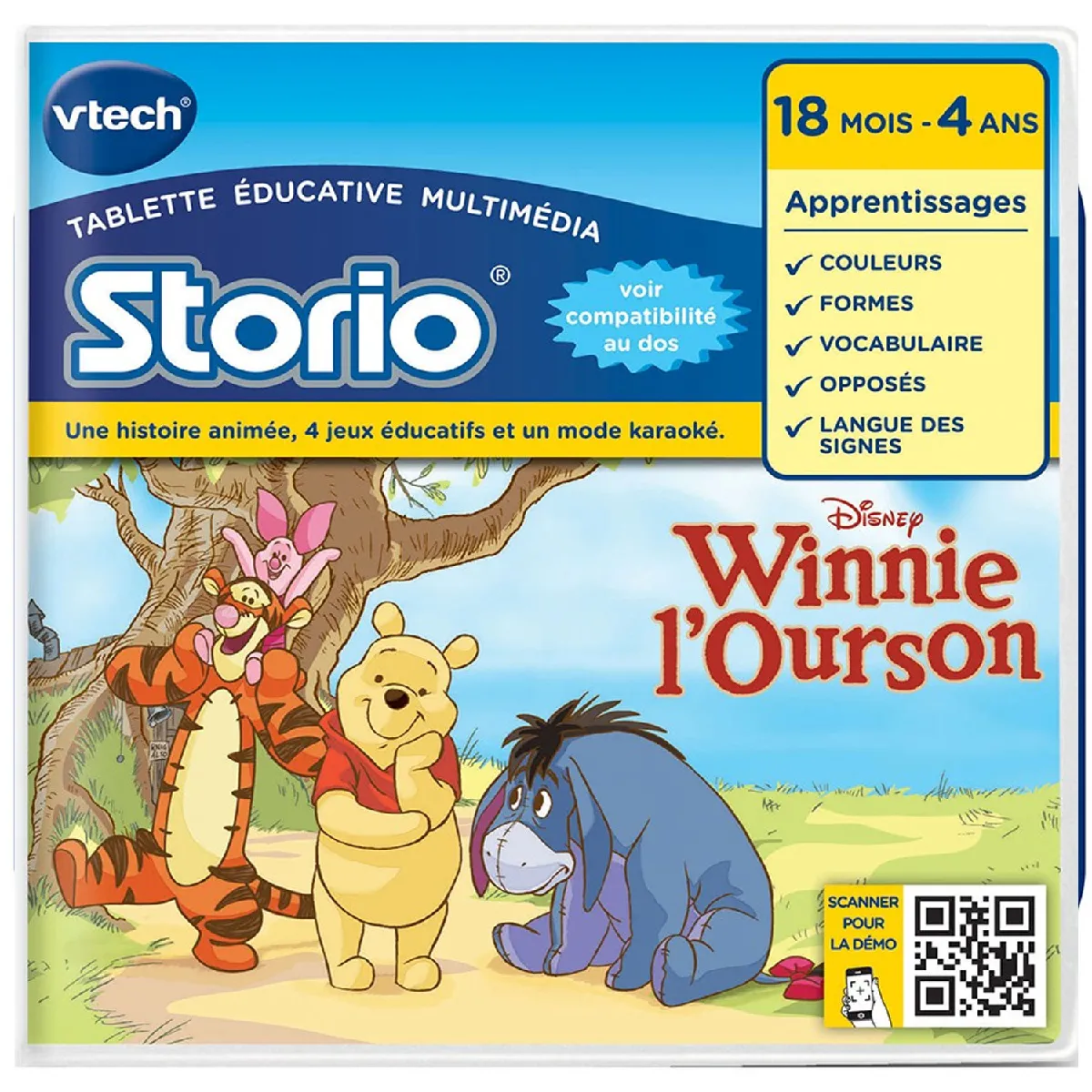 Jeu pour console de jeux Storio : Winnie l'ourson