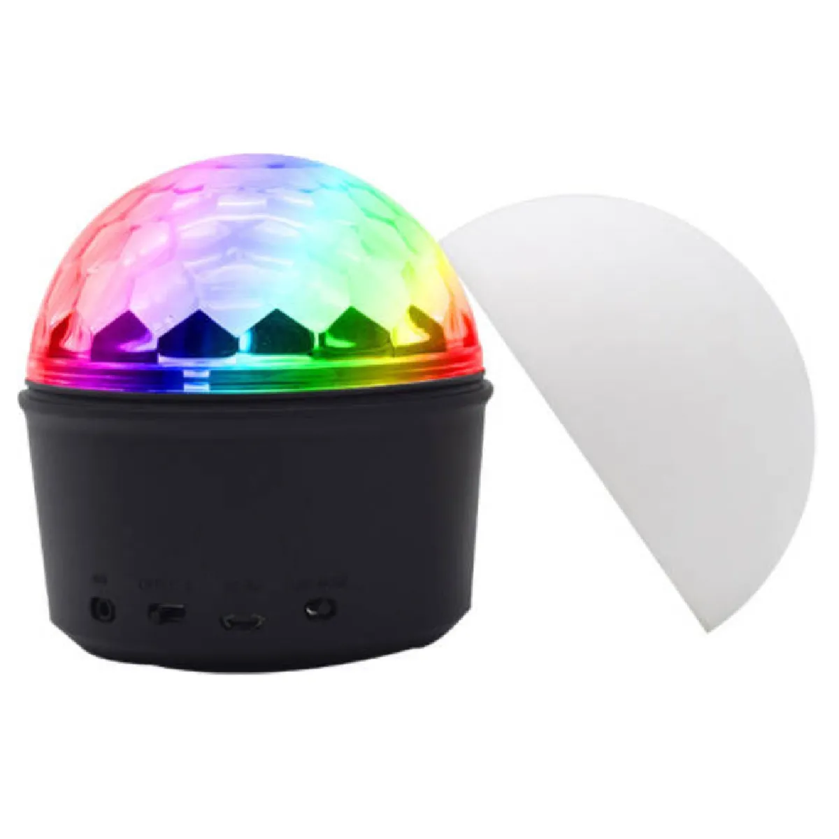 Disco Party Party Disco Lights Musique Effets de lumière LED avec haut-parleur Bluetooth et télécommande pour Disco Party(Noir)