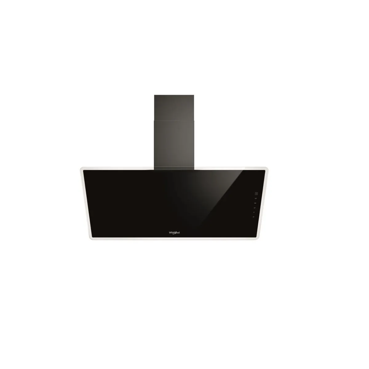 Hotte décorative inclinée 90cm 660m3/h noir - WHVF93FLTK - WHIRLPOOL