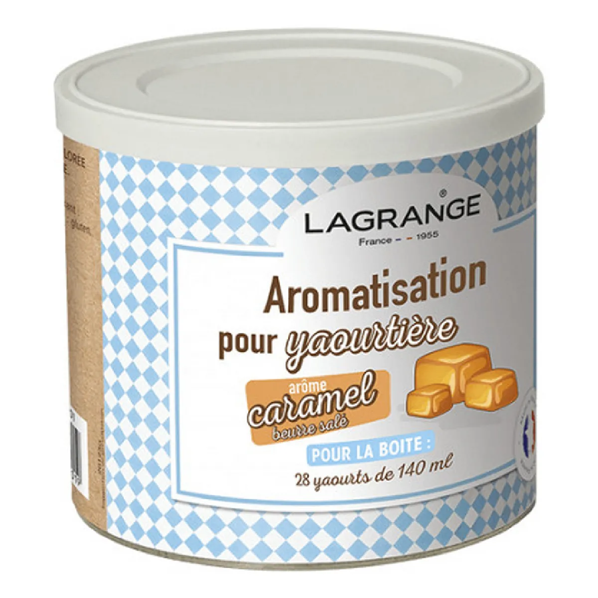 Pot de 425g arome caramel beurre salé pour yaourtière - 380350 - LAGRANGE