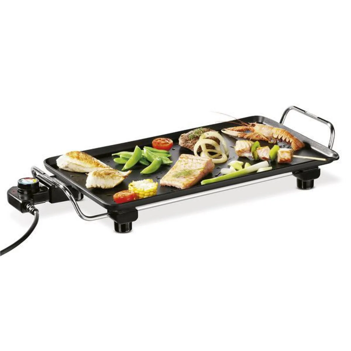 Table de grillade plancha 2000 W - lavables au lave vaisselle grill pour table pas cher