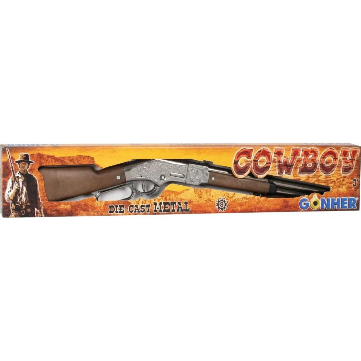 Metal cowboy shotgun 8 rounds Gonher