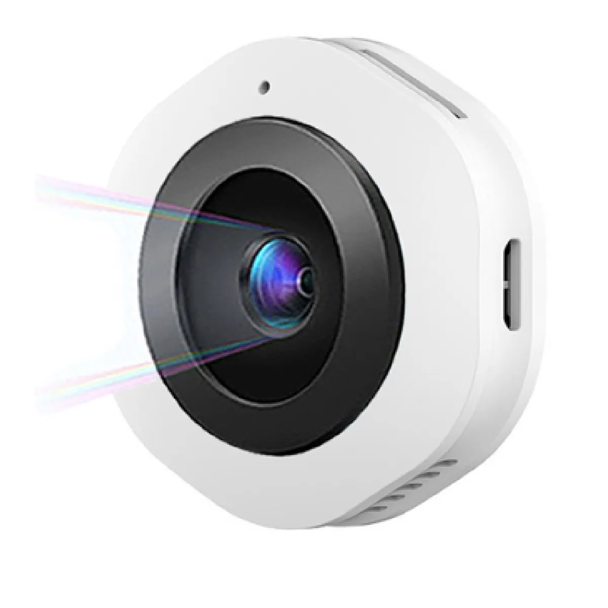 Mini caméra WiFi sans fil avec une voiture magnétique puissante pour la plongée à domicile 1080p/720p HD Super Mini caméra de surveillance, blanc