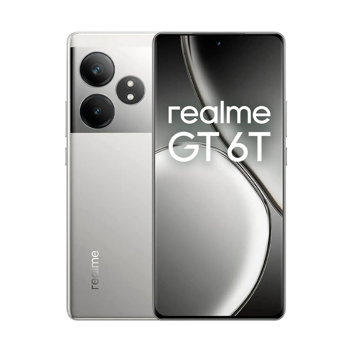 Realme GT 6T 5G 8 Go/256 Go Argent (Fluid Silver) Double SIM