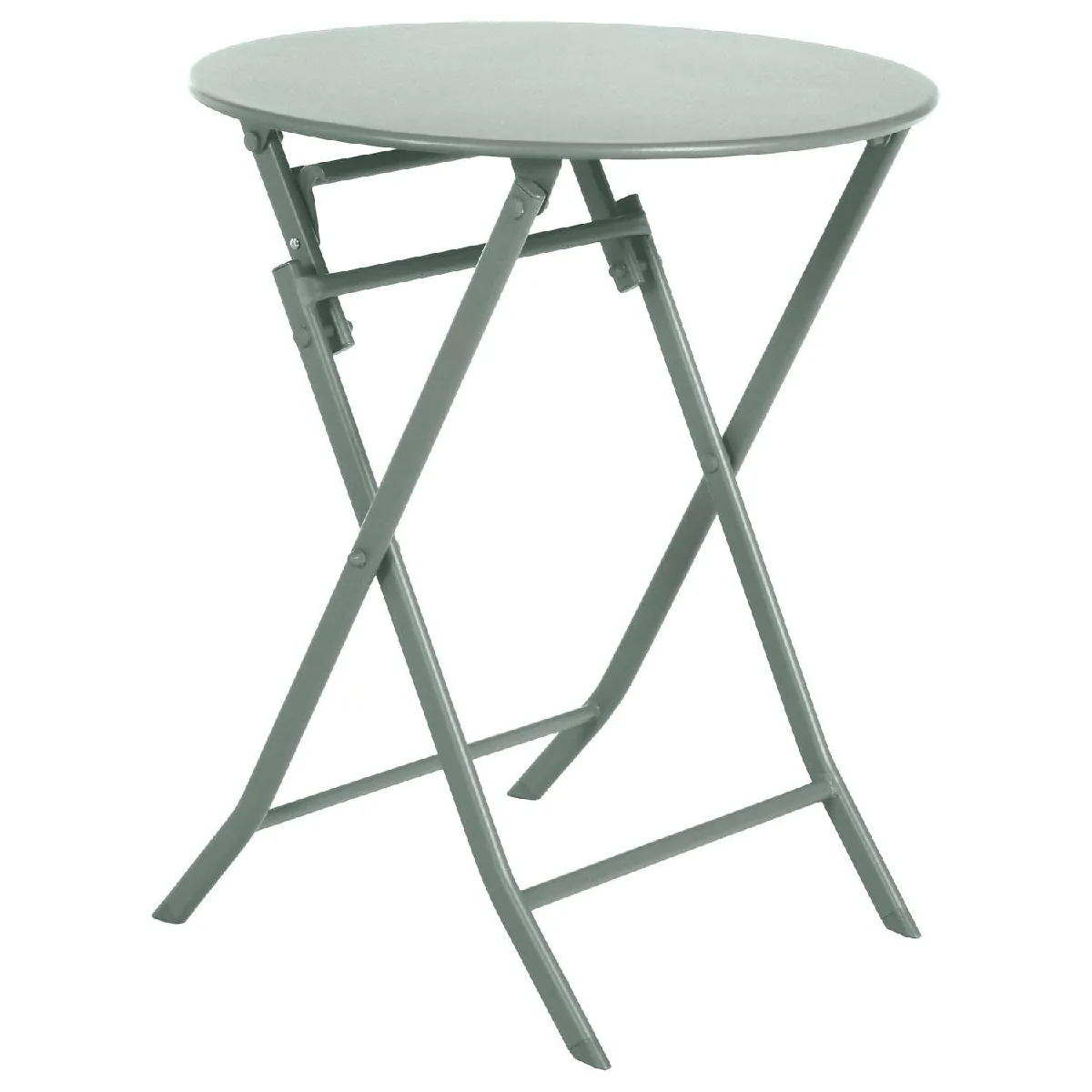 Table de jardin pliante ronde Greensboro - 2 Places - Vert Olive