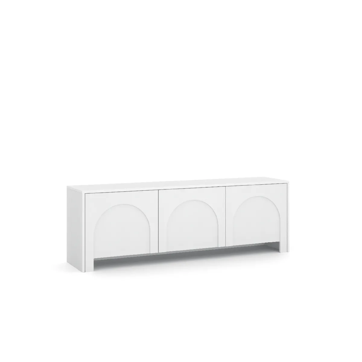 Meuble TV ARCO 3D Blanc