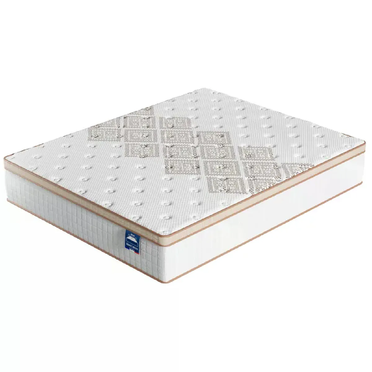 Matelas mousse sensoreve 160 x 200 x 28 cm mousse doux 35.0 kg/m3 5 zones 160 ressorts ensache