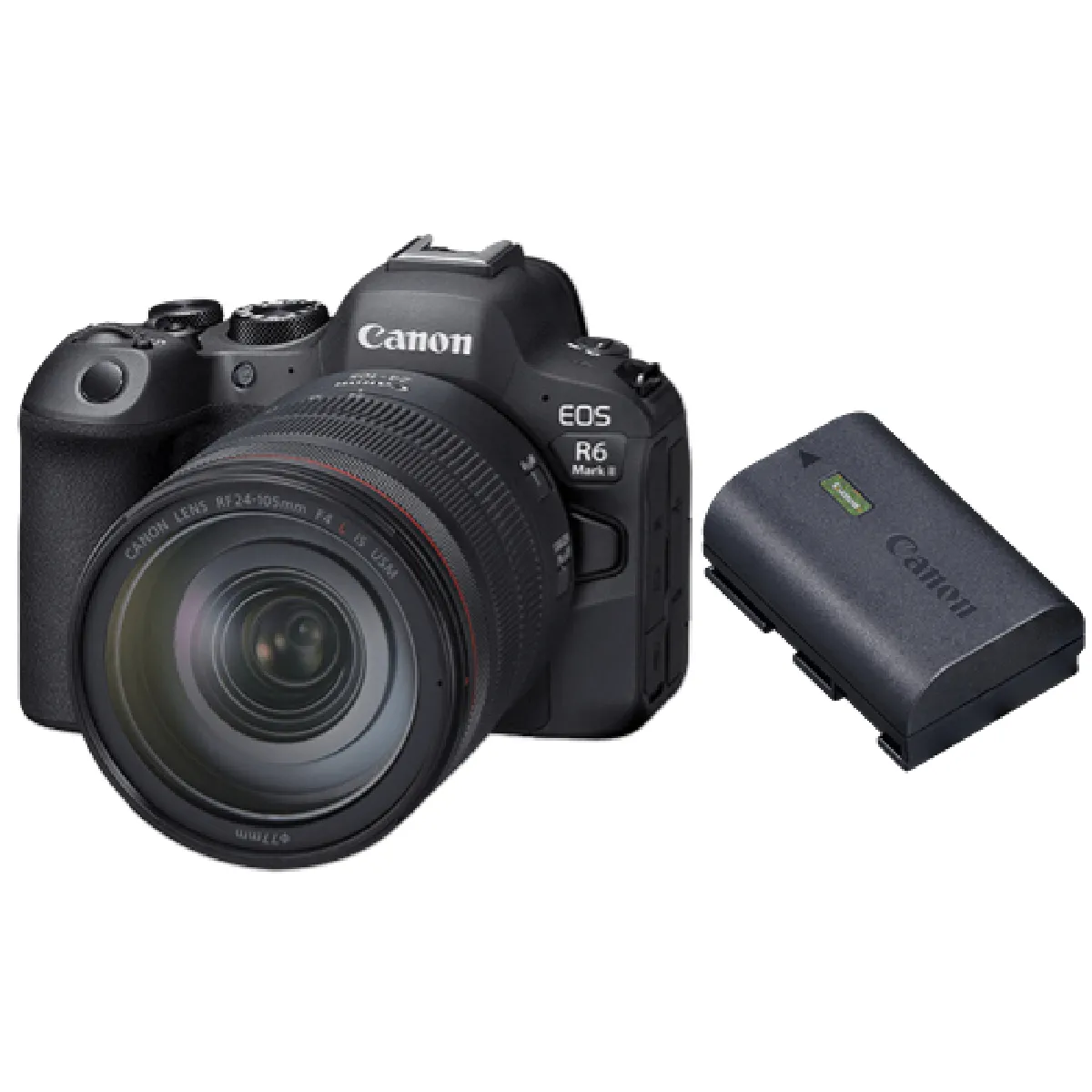 Kit Canon EOS R6 II RF 24-105mm IS USM + batterie LP-E6NH