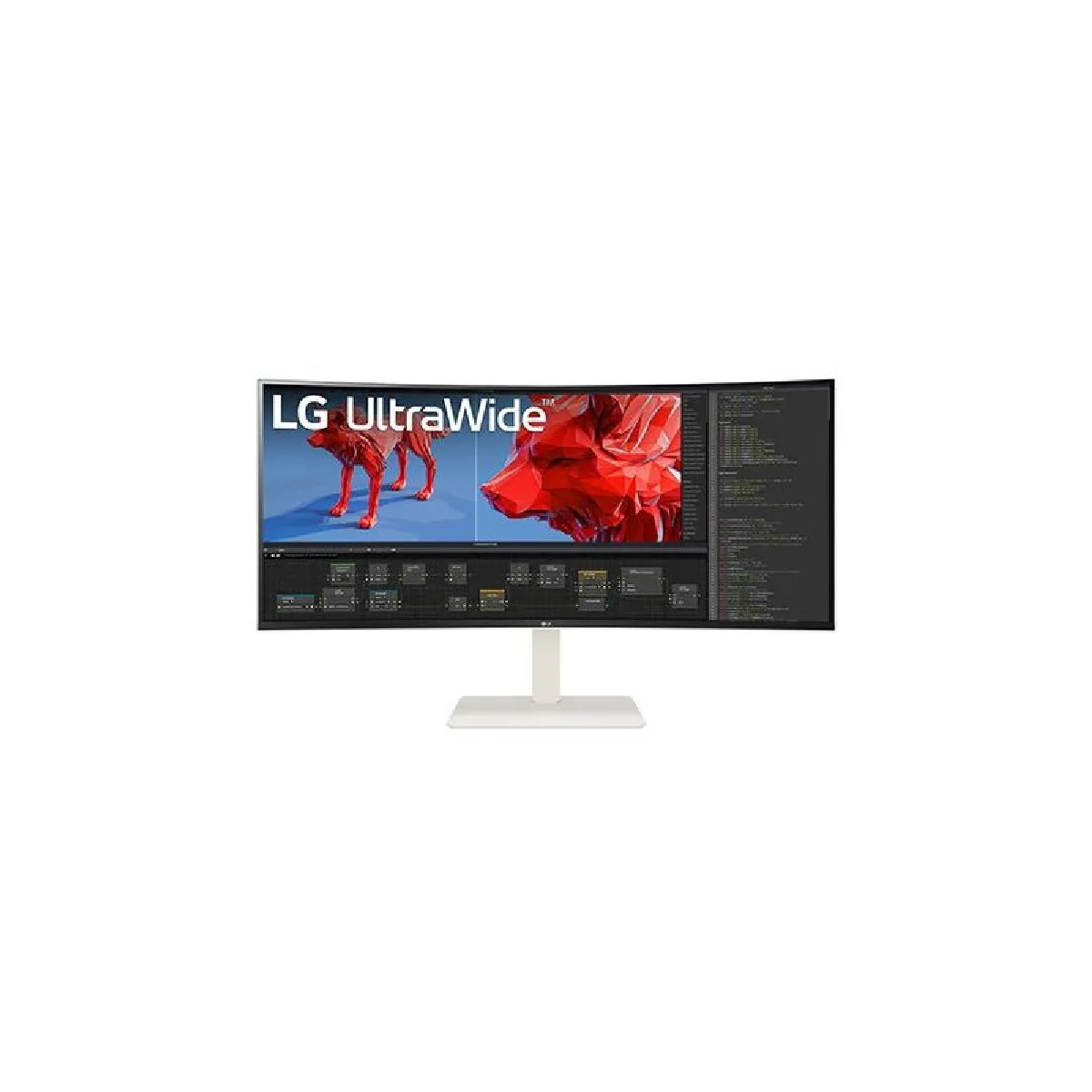 Ecran PC LG 38WR85QC W 38 Incurvé QHD Blanc