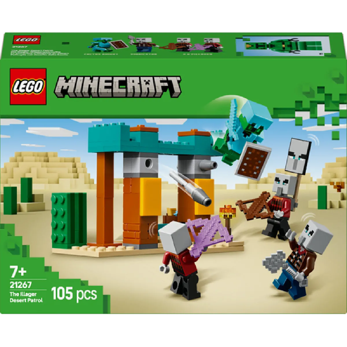 21267 La patrouille d?Illageois du désert LEGO® Minecraft?