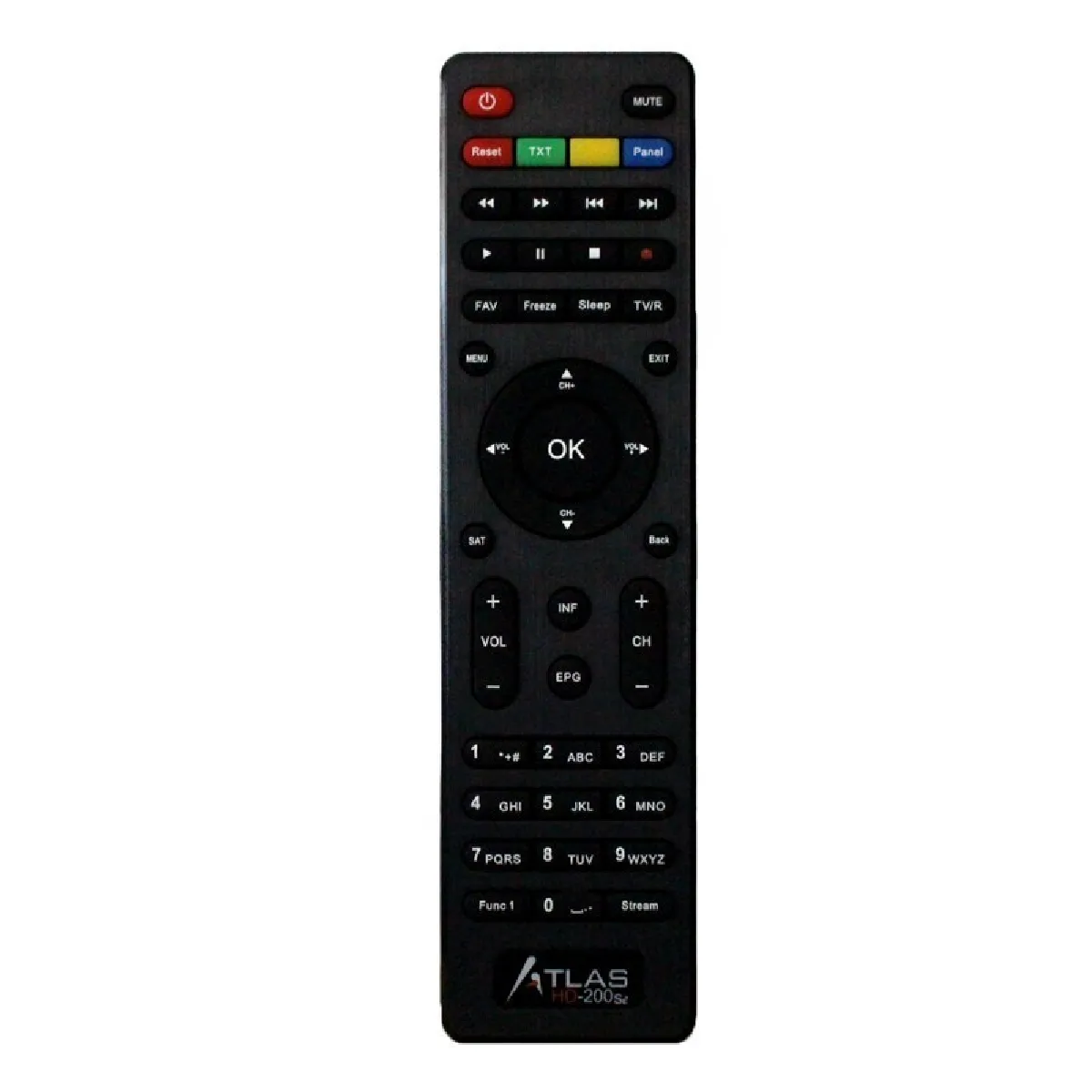 CRISTOR ATLAS Télécommande d'origine pour récepteur TV modèle HD200S & HS200SE