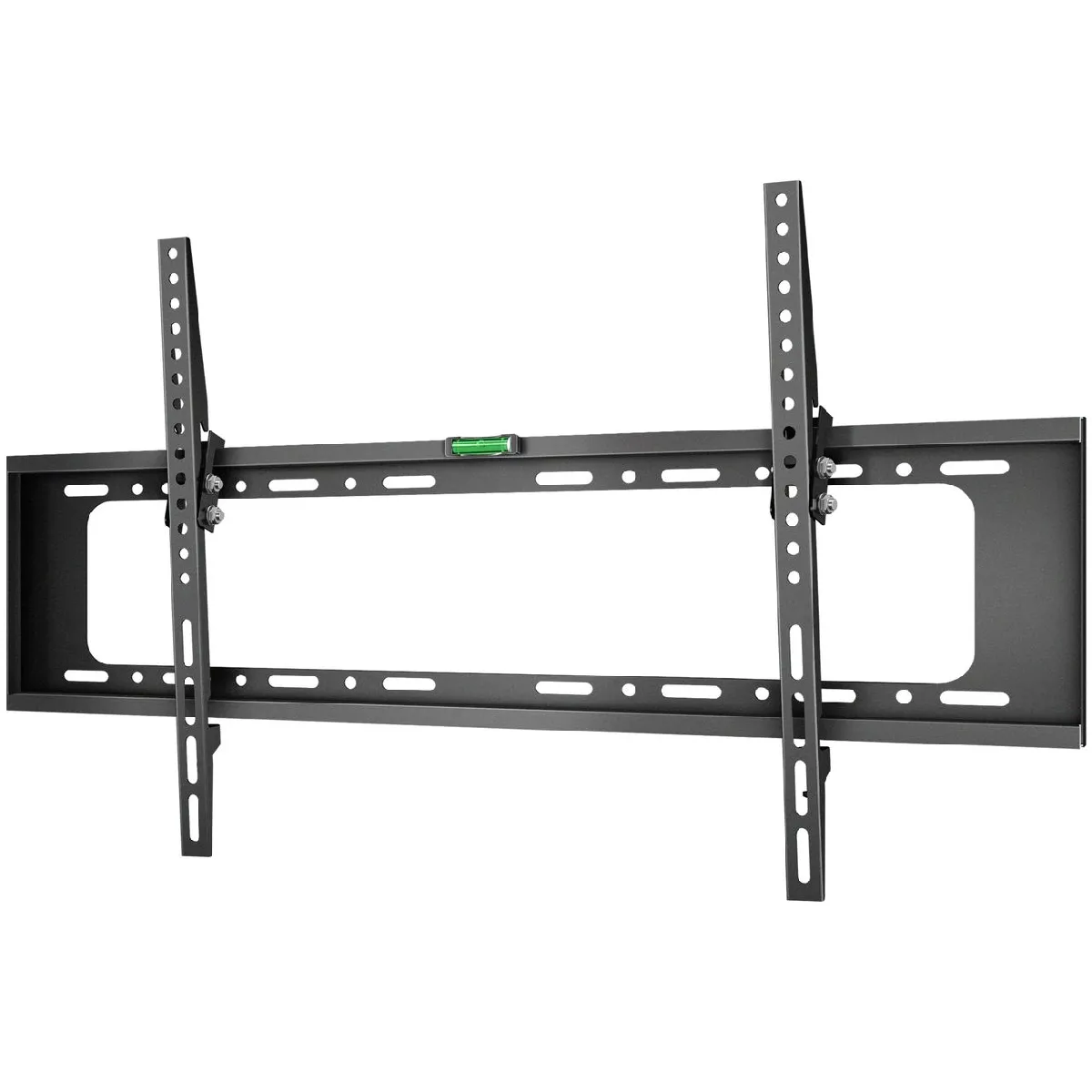 Support Mural TV Inclinable pour 37 - 70 Pouces Écrans & TVs, Support Mural TV Universel Poids de 55 kg - Fixation Murale TV VESA 75x75 - VESA 600x400 mm/Accroche Television Mural TME-64B Noir