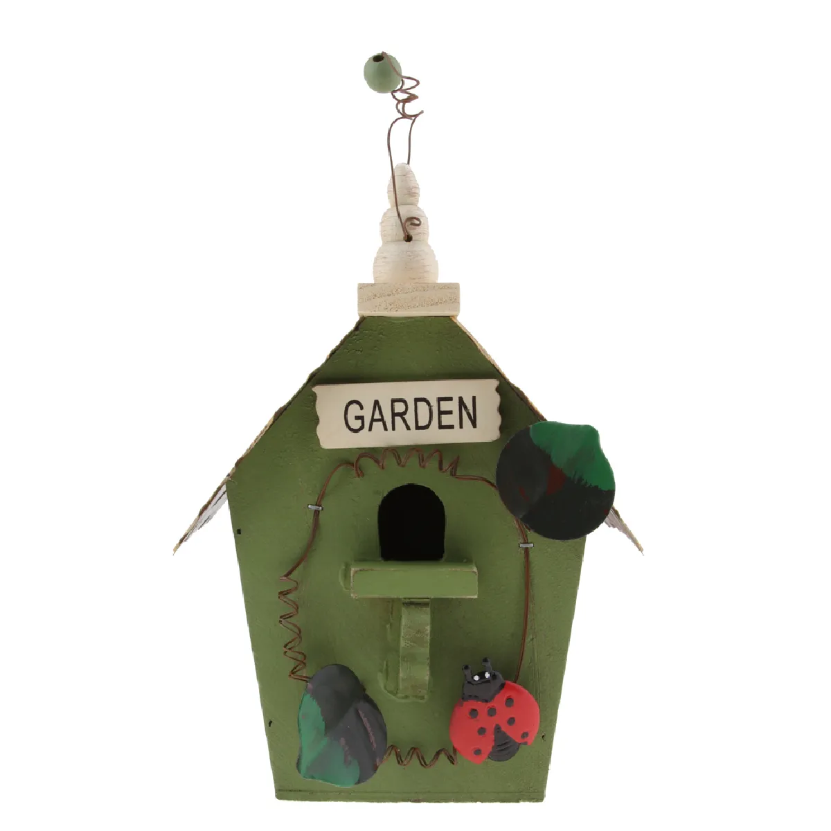 Meilleurs prix pour Country Cottages Wood Bird House Hanging Birdhouse Condo Garden Decor B