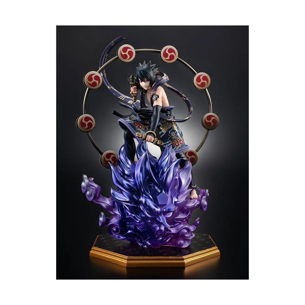 Naruto Shippuden - Statuette Precious G.E.M. Series Sasuke Uchiha Thunder God 28 cm