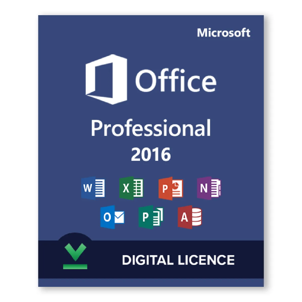 Office 2016 Professionnel - Licence numérique - Logiciel en téléchargement