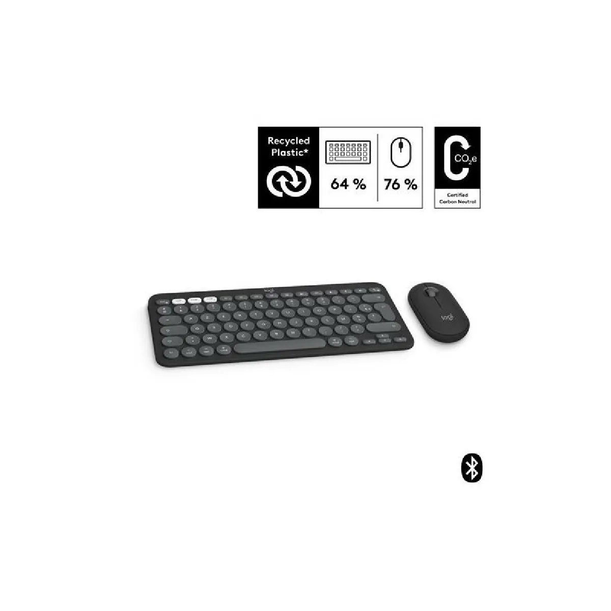 Logitech Pebble 2 Combo pour Mac - Graphite