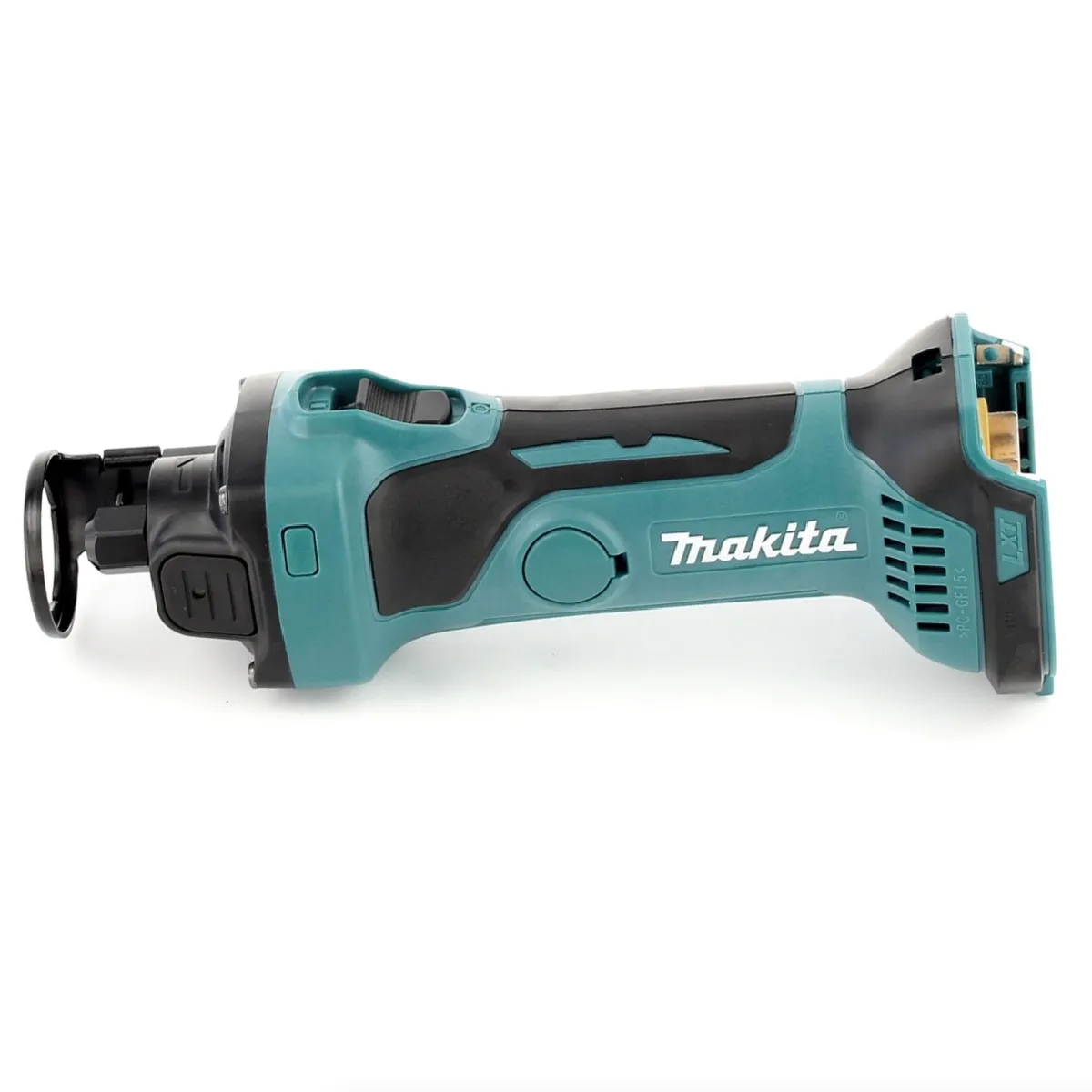 Makita DCO 180 T1J Affleureuse plaque de plâtre 18V avec boîtier MAKPAC + 1 x Batteire 5,0 Ah sans Chargeur