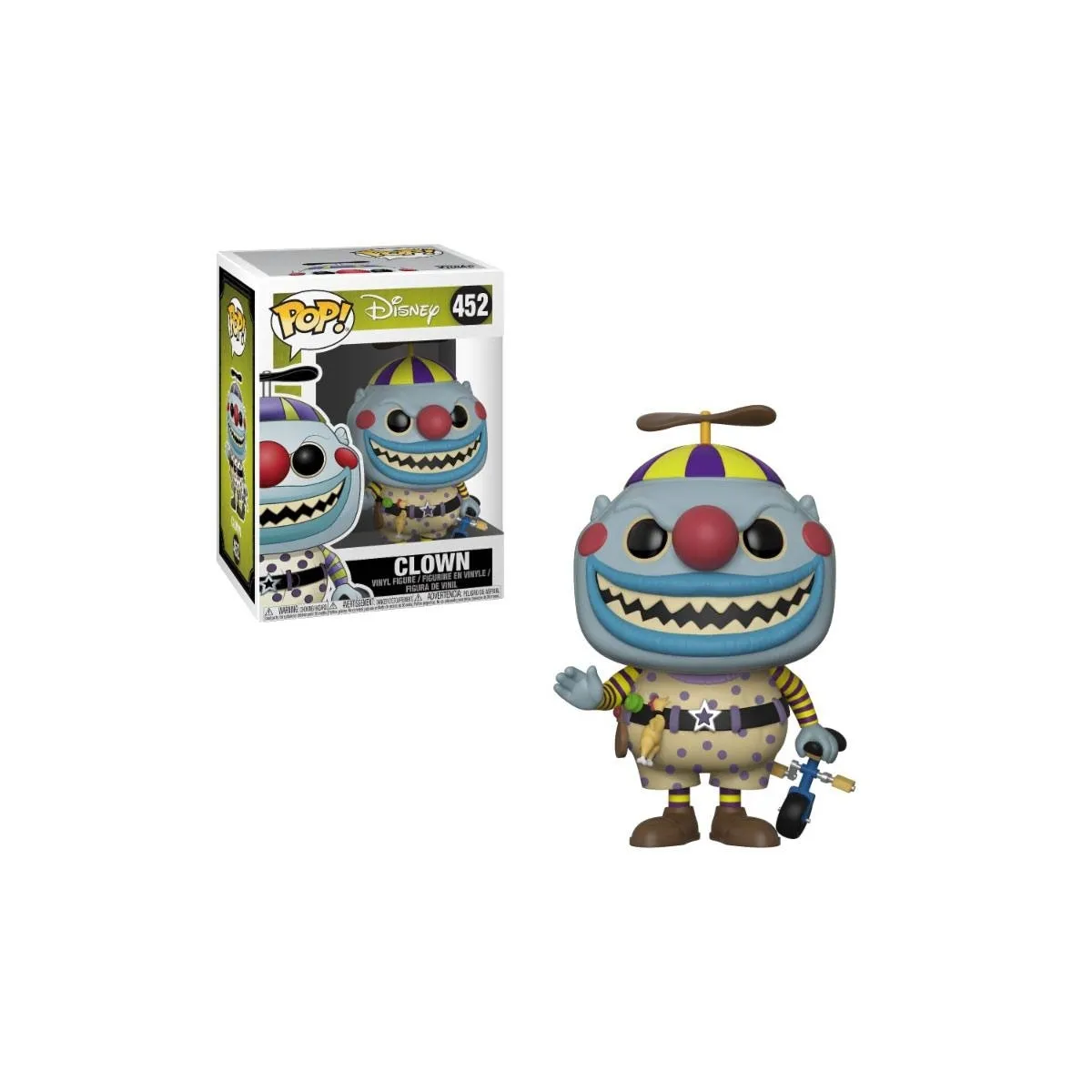 L'étrange Noël de Mr. Jack - Figurine POP! Clown 9 cm