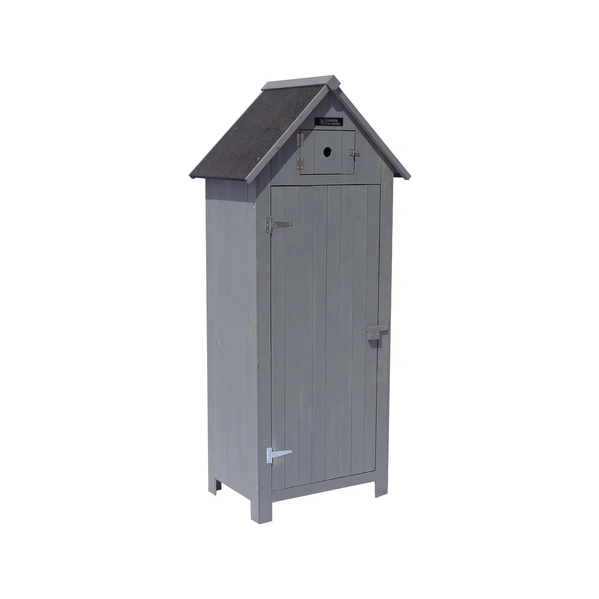 Armoire de jardin Cabanon - 77 x 54.5 x 179 cm - Anthracite