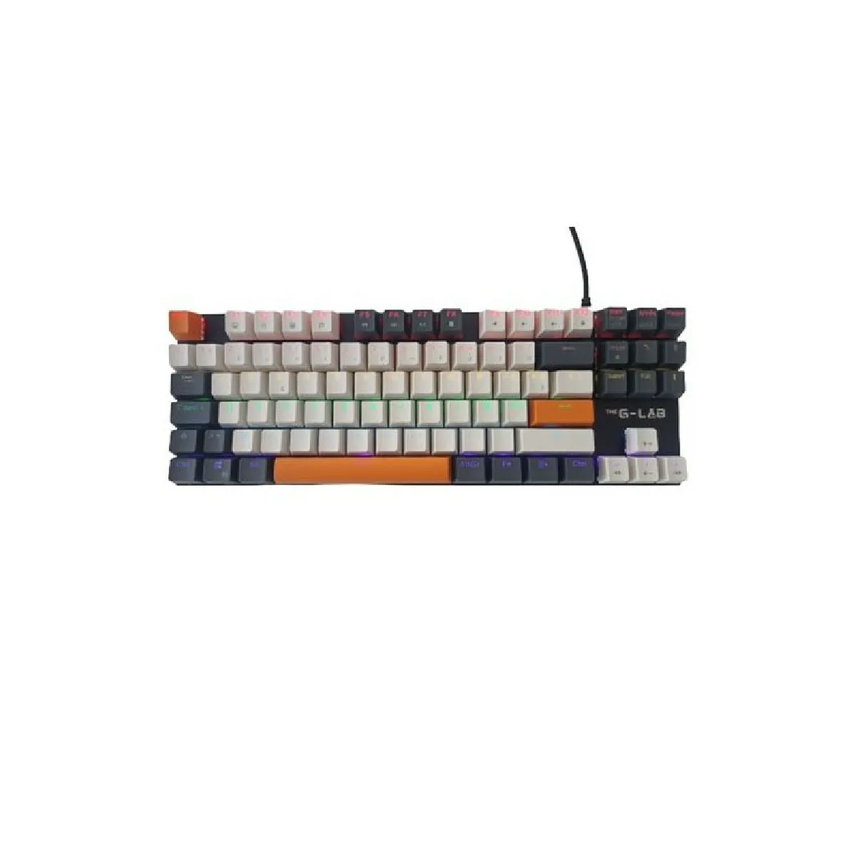 Clavier filaire TKL Azerty The G Lab 3 couleurs