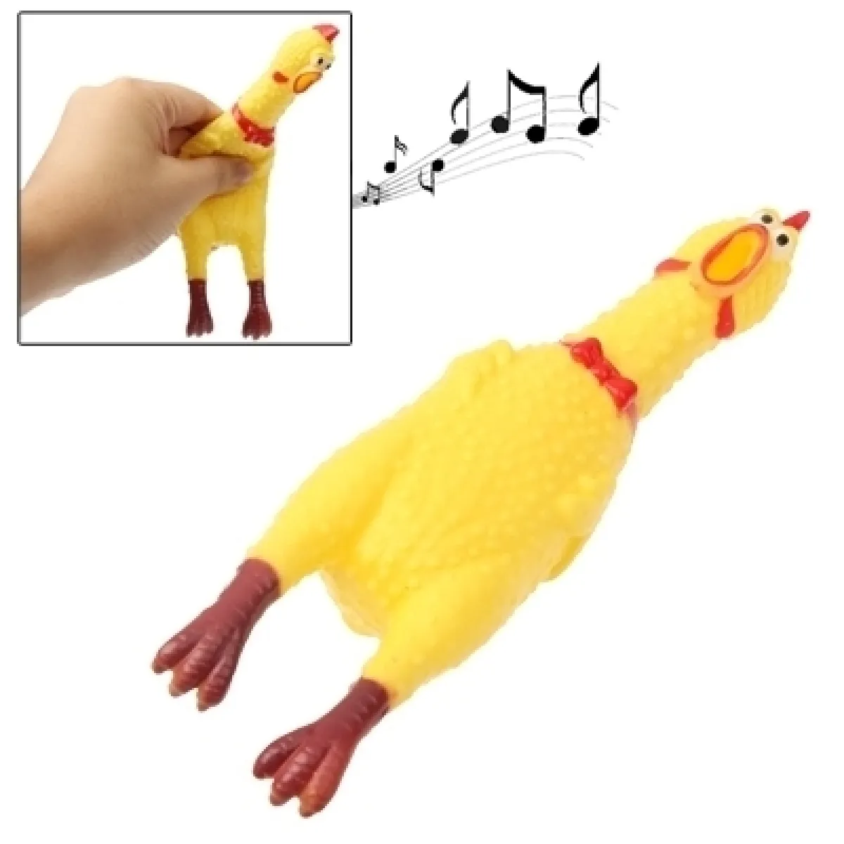 Jeux anti stress Jouet intéressant 17cm Stress-Soulagé Poule Shrilling Poulet Relief Squeezed cadeau