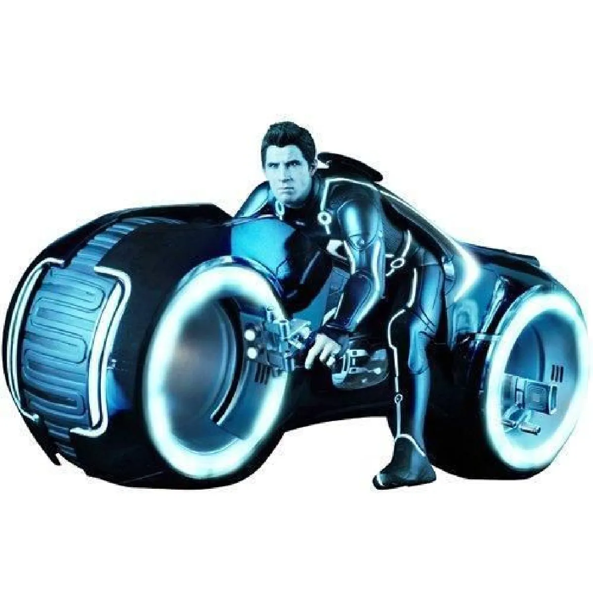 Hot Toys MMS142 - Tron : Legacy - Sam Flynn With Light Cycle