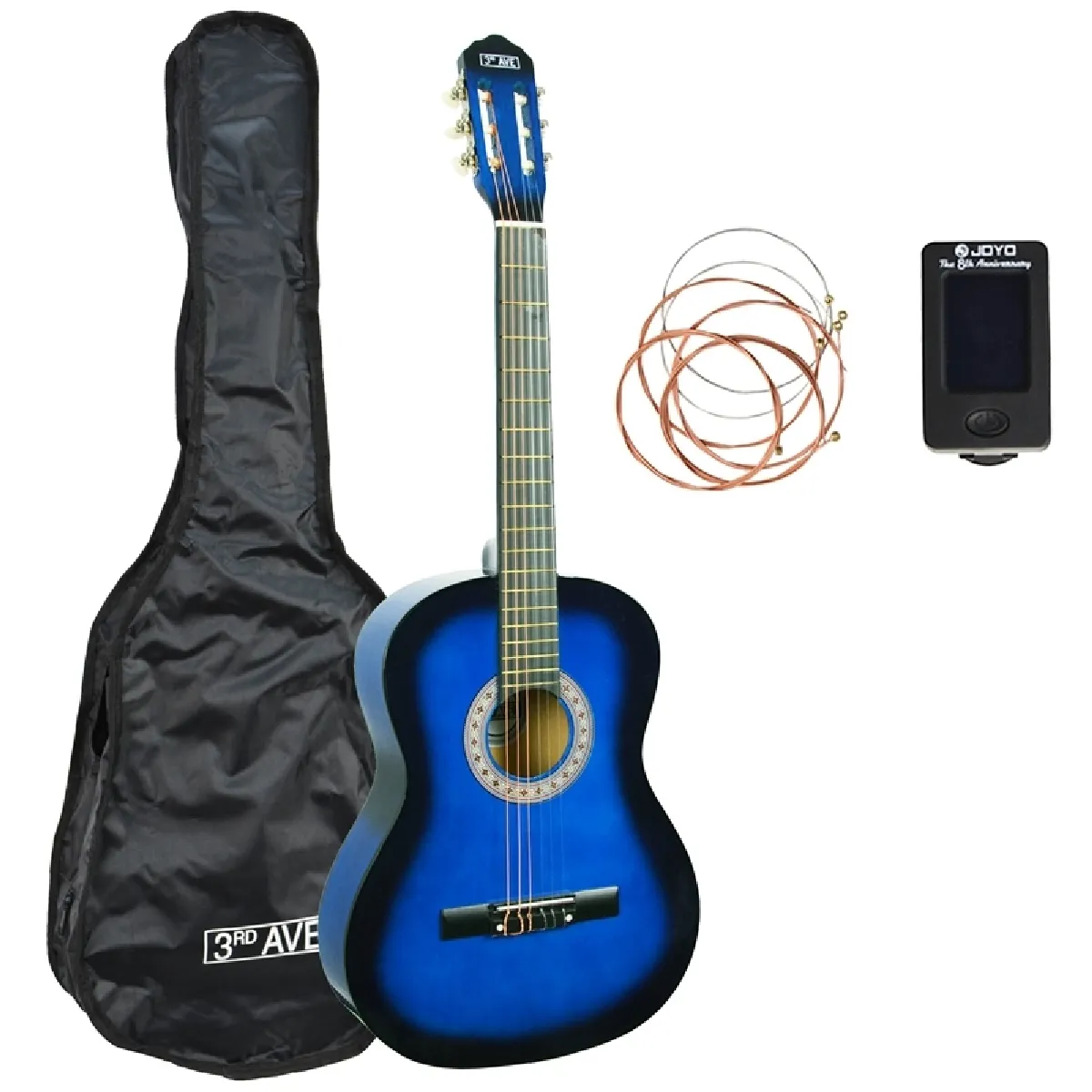 3rd Class Pack guitare classique 3/4 - Blueburst