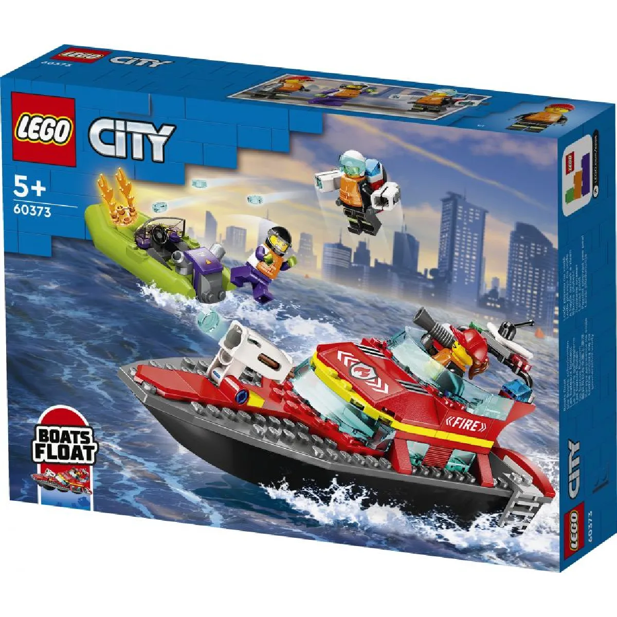 60373 Le bateau de sauvetage des pompiers LEGO® City