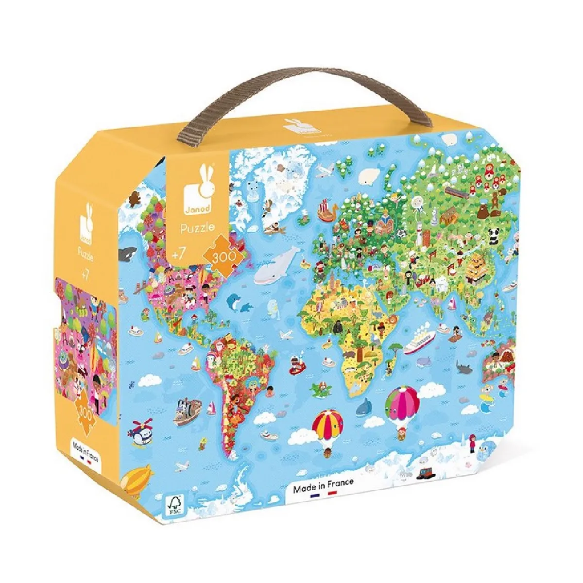 Puzzle Geant du monde - 300 pcs