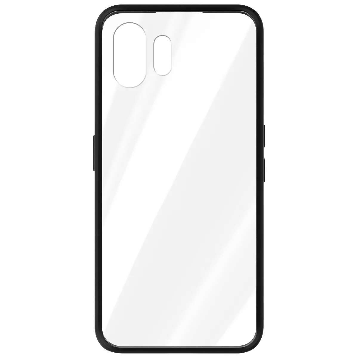 Avizar Coque pour Nothing Phone 2 Silicone Dos Rigide Fine Légère Noir