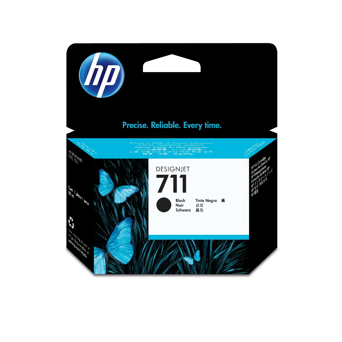 HP 711 80-ml Black DesignJet ink cartridge