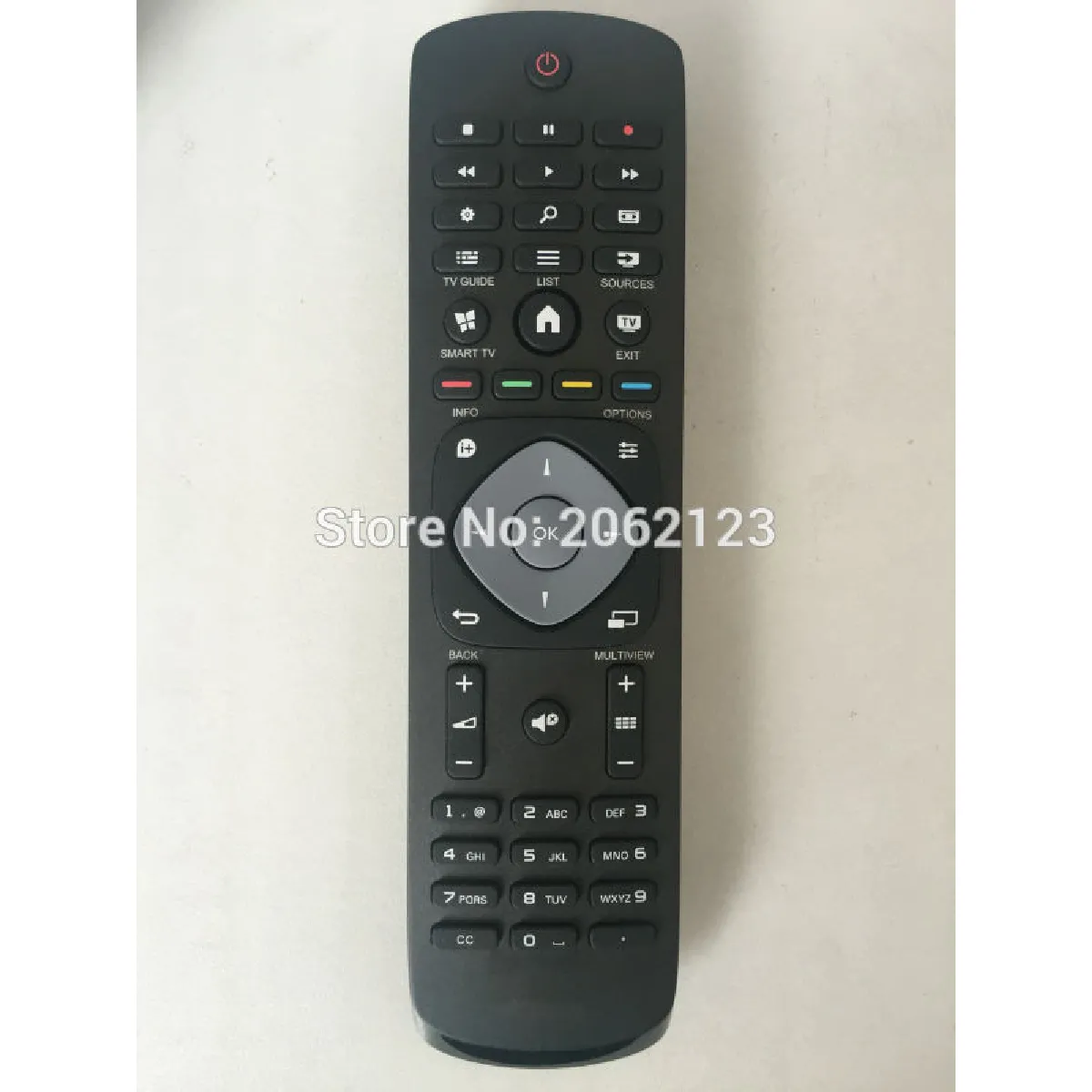 Philips LED Smart TV 40PFH5300/88 32PHT4509/12 40PFH4509/88 50PFT5300/12 32PFH5300/88 32PF5300/88 32PFK5300/12 - Télécommande - Télécommande TV(Le noir)