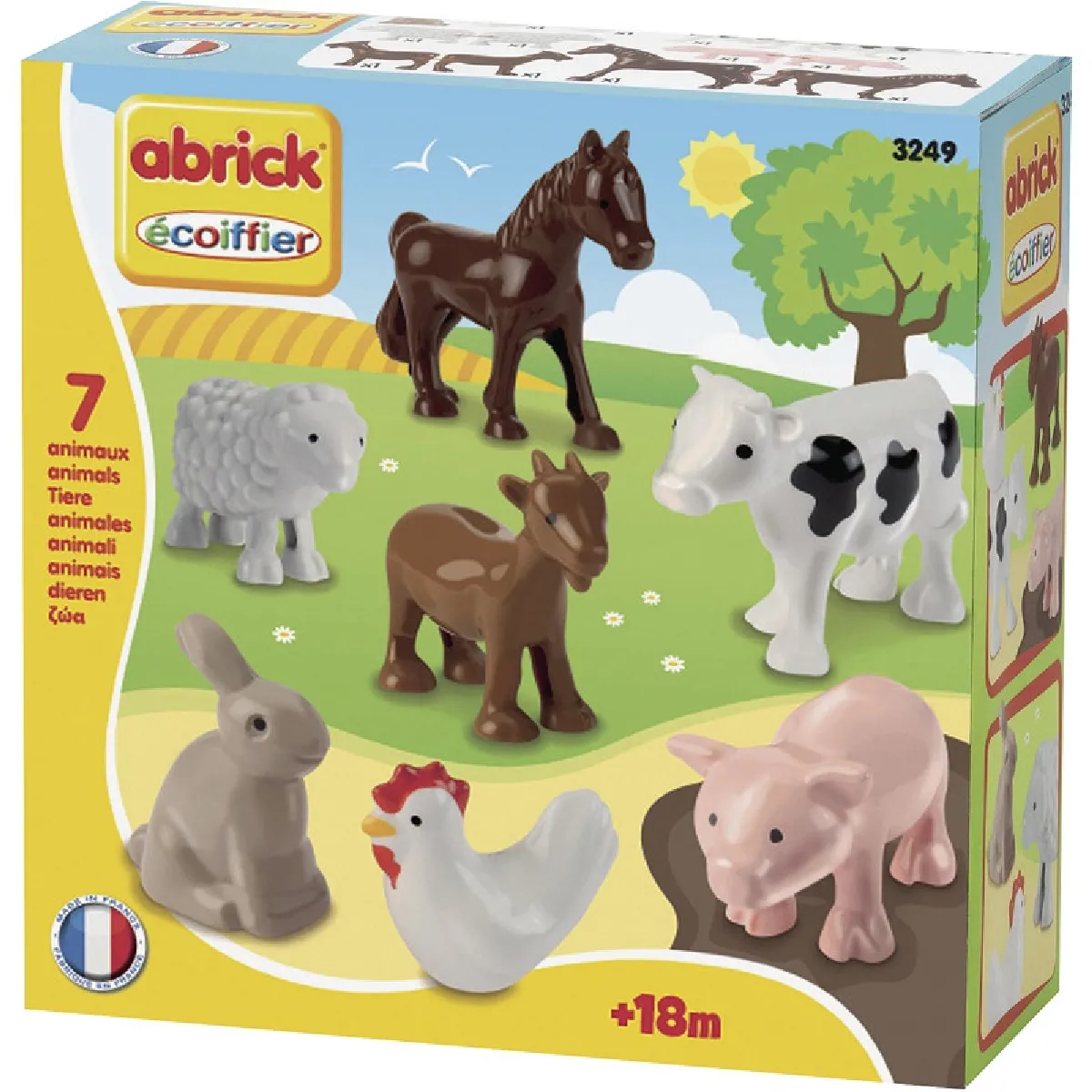 ANIMAUX DE LA FERME ABRICK ECOIFFIER ECO3249