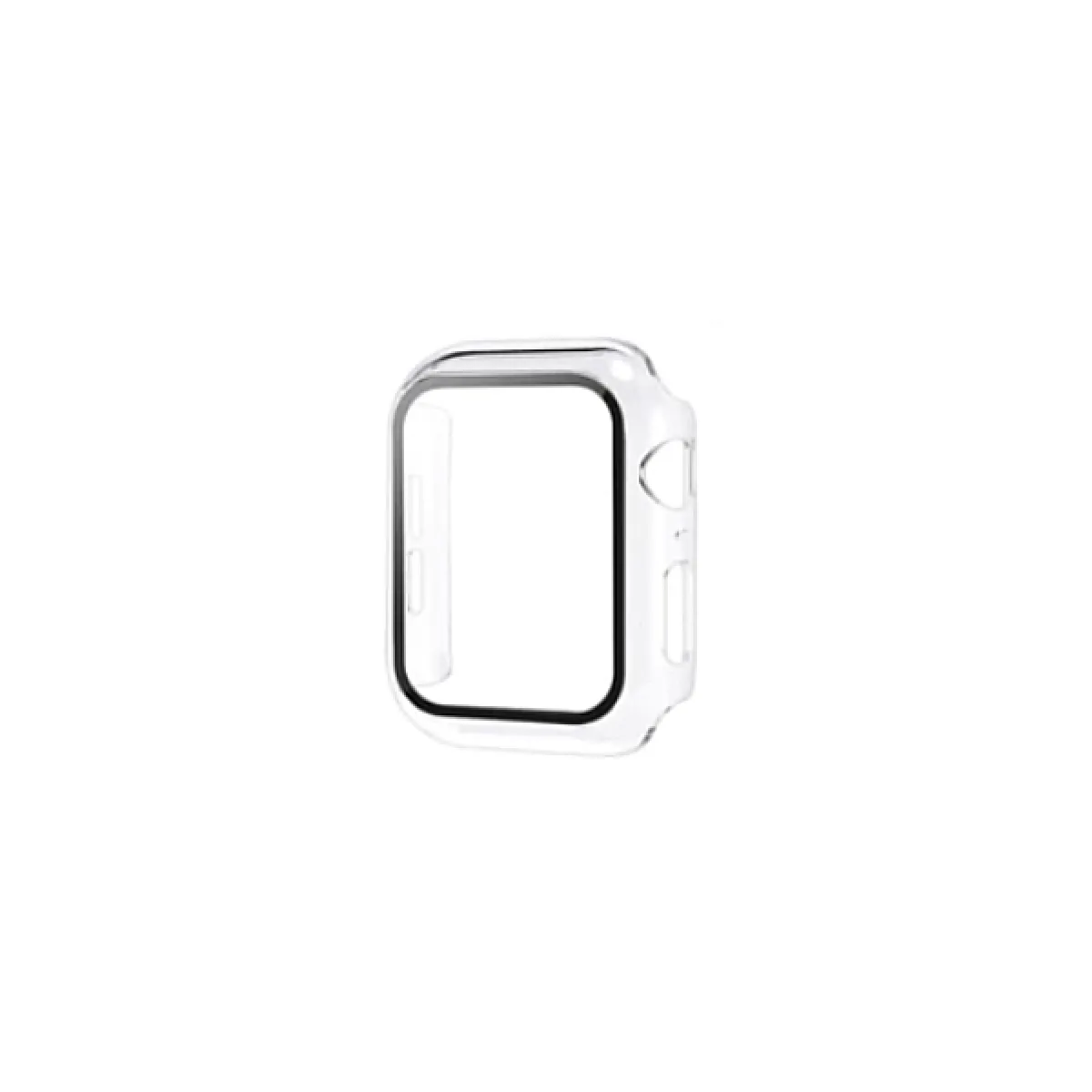 Coque Anti-Impact pour Apple Watch Series 6 - 44mm - Transperent / Noir