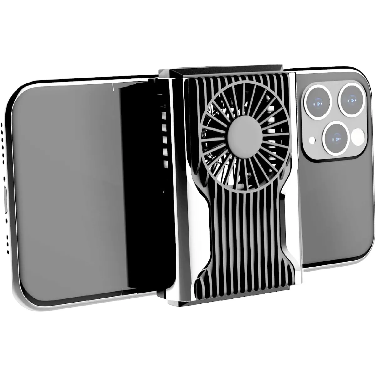 Refroidisseur de téléphone semi-conducteur Coque de refroidissement pour téléphone avec ventilateur de téléphone Radiateur de téléphone Convient pour Smartphone, Ipad, Switch, Tablette pour jeux mobiles Streaming vidéo