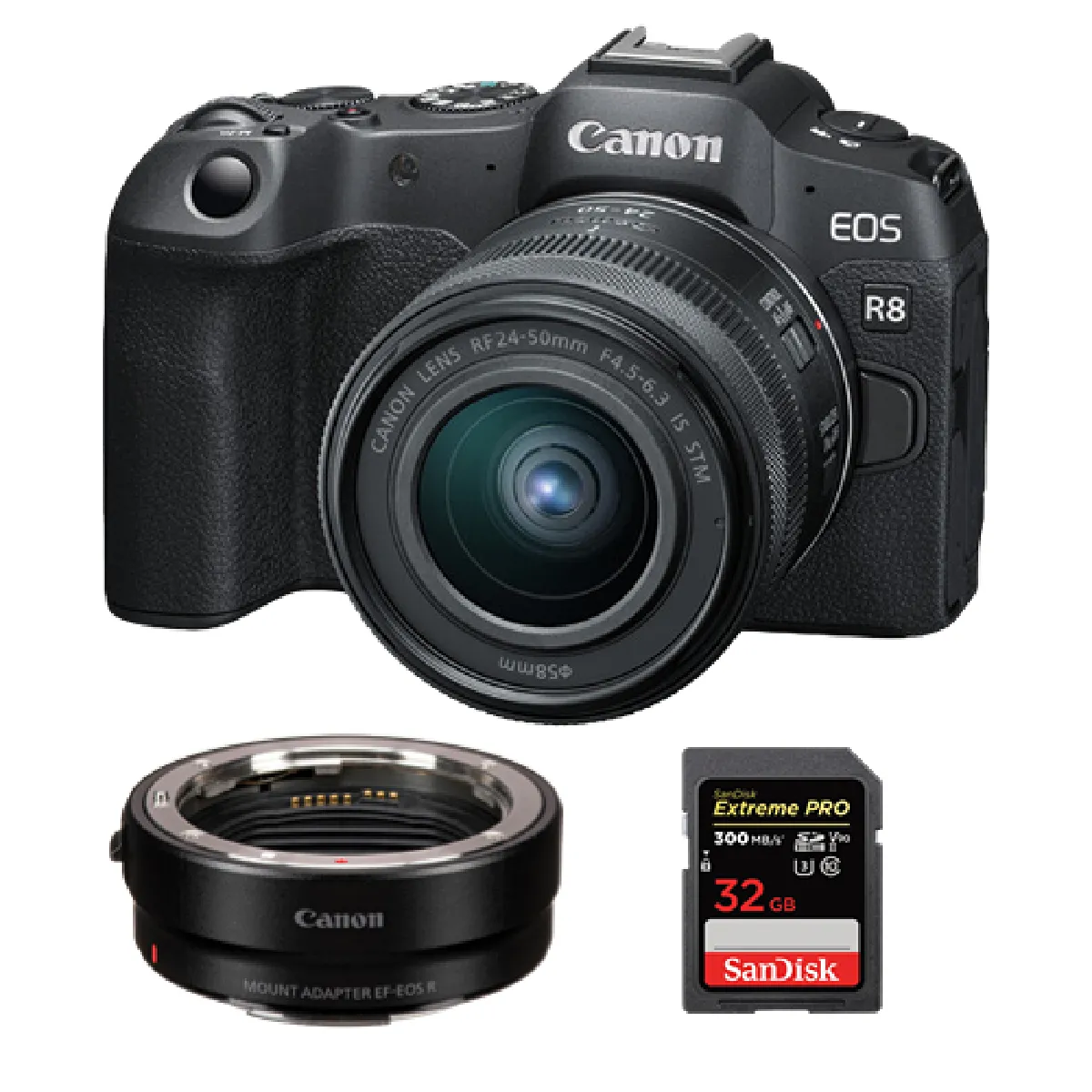 canon-eos-r8-boitier-objectif-rf-24-50-mm-f-4-5-6-3-is-stm-ef-eos-r-sandisk-32-go-0603765651656