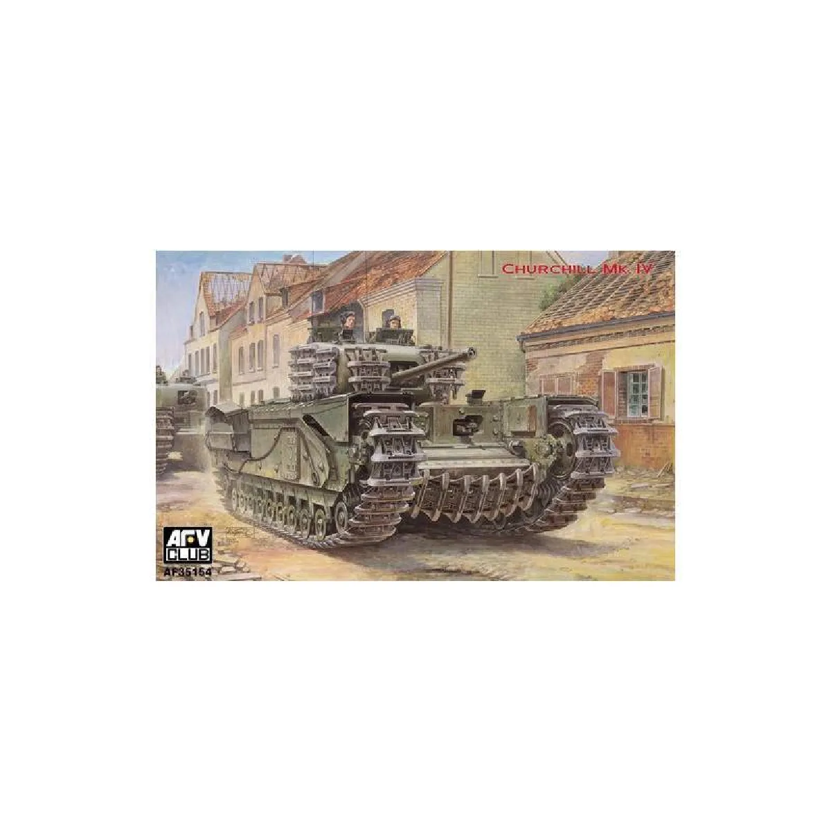 Maquette Char Churchill Mk Iv Mk5 L/50 6 Pounder