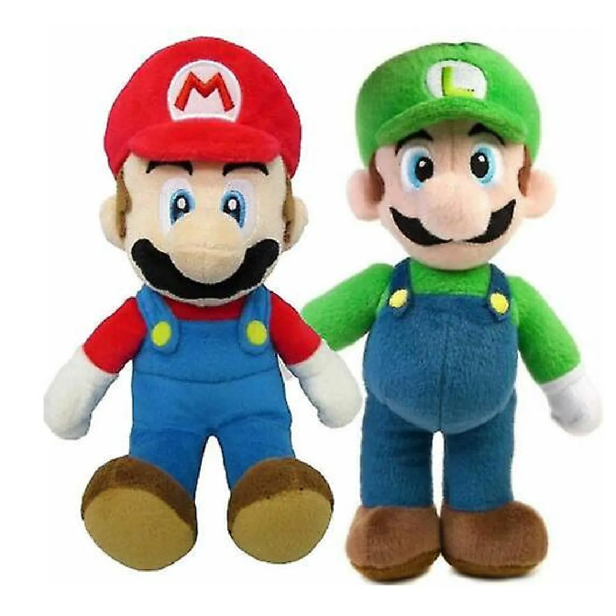 2 PC Super Mario Bros Poupée en peluche Mario Luigi Souple Peluche Animaux Teddy Jouets Cadeaux pour enfants (2PCS)