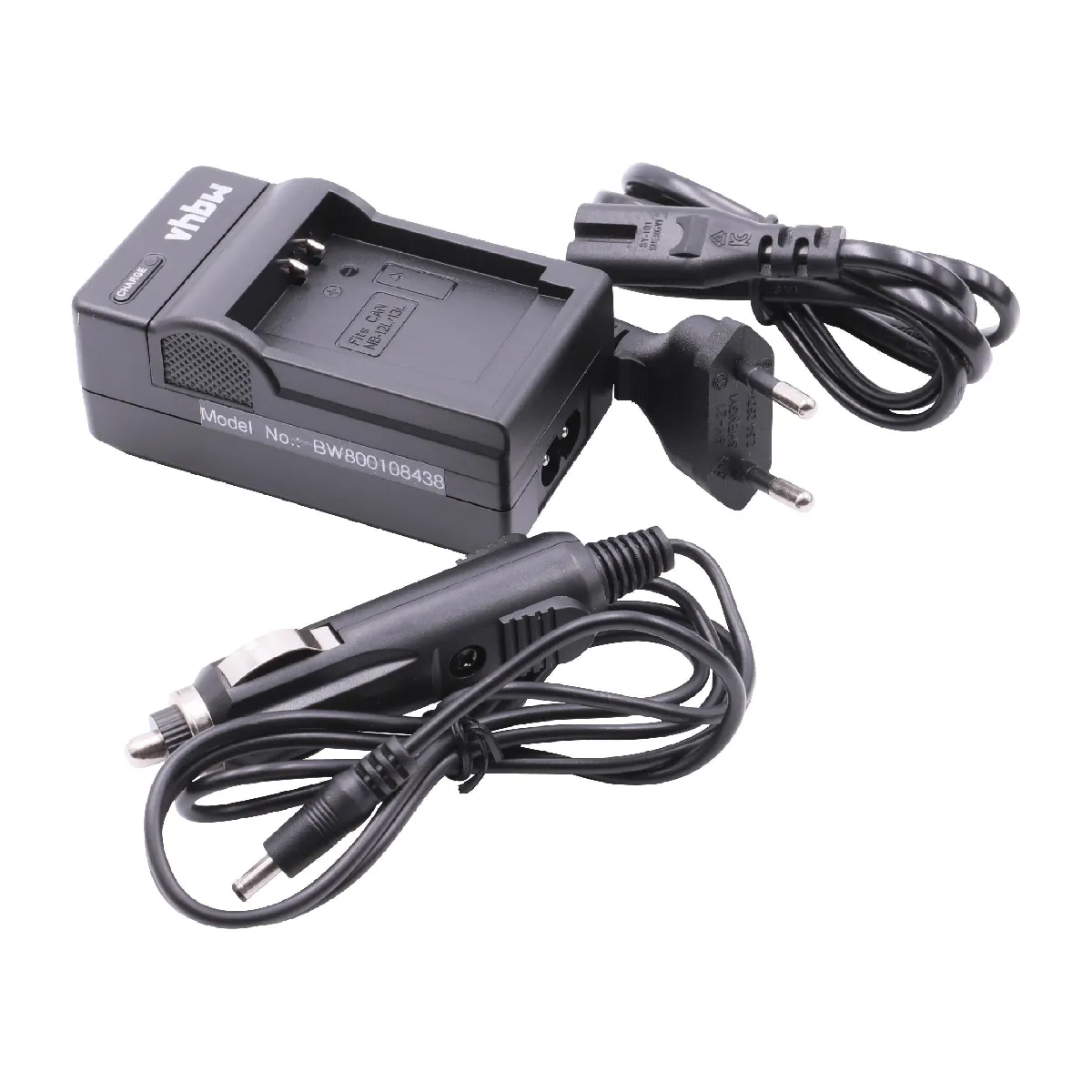 vhbw 220V connecteur Chargeur Chargeur + Cable voiture pour batterie NB-12L pour caméra Canon Vixia Mini X