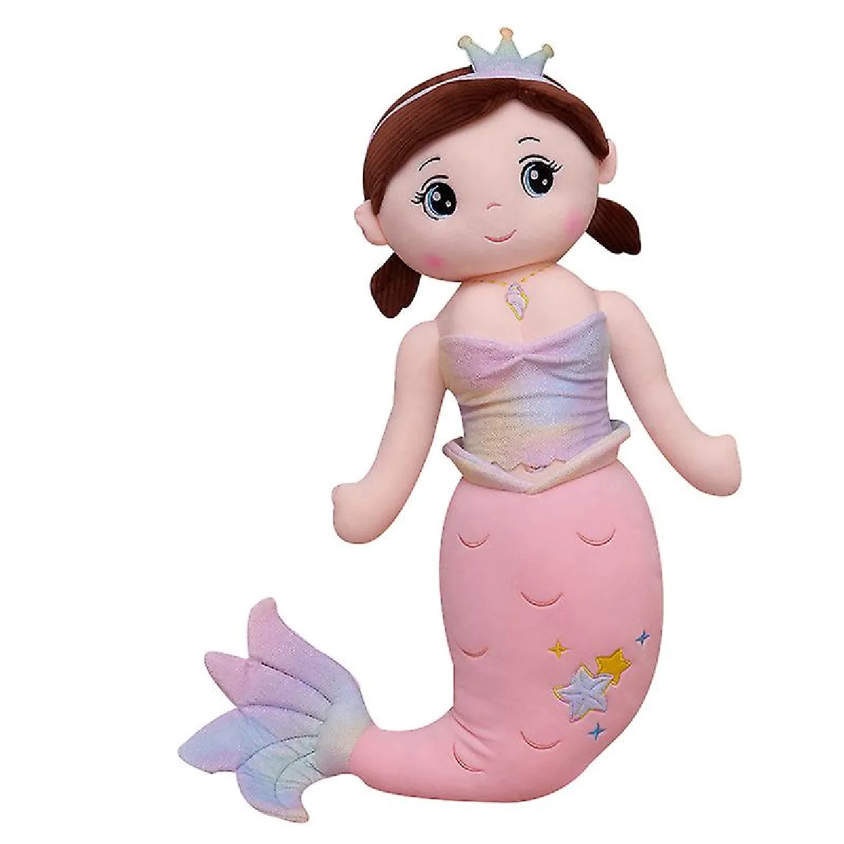 Peluche sirène jouet 23,6 pouces