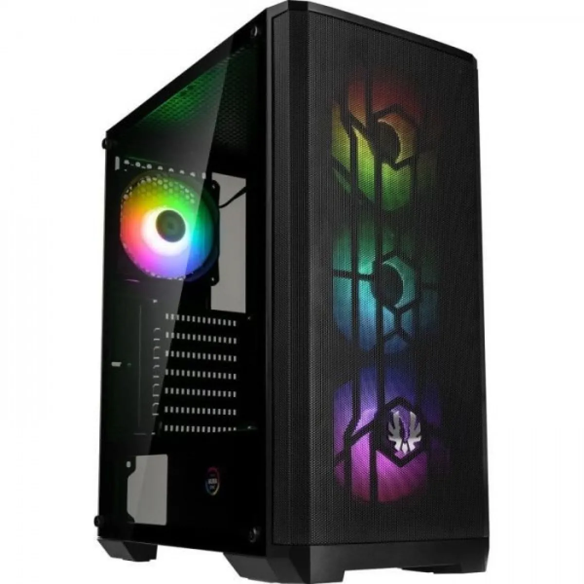 Boitier PC BITFENIX Nova Mesh SE TG 4ARGB (Noir) - sans alimentation - Moyen tour - Format ATX