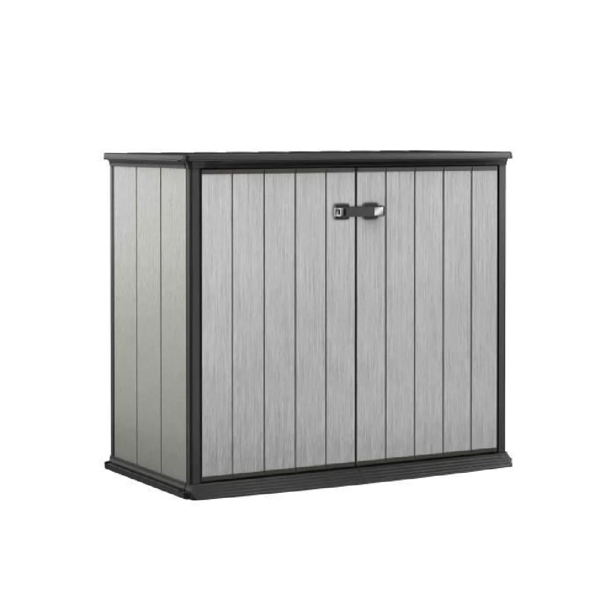 Keter Armoire de rangement de jardin Patio Store Gris