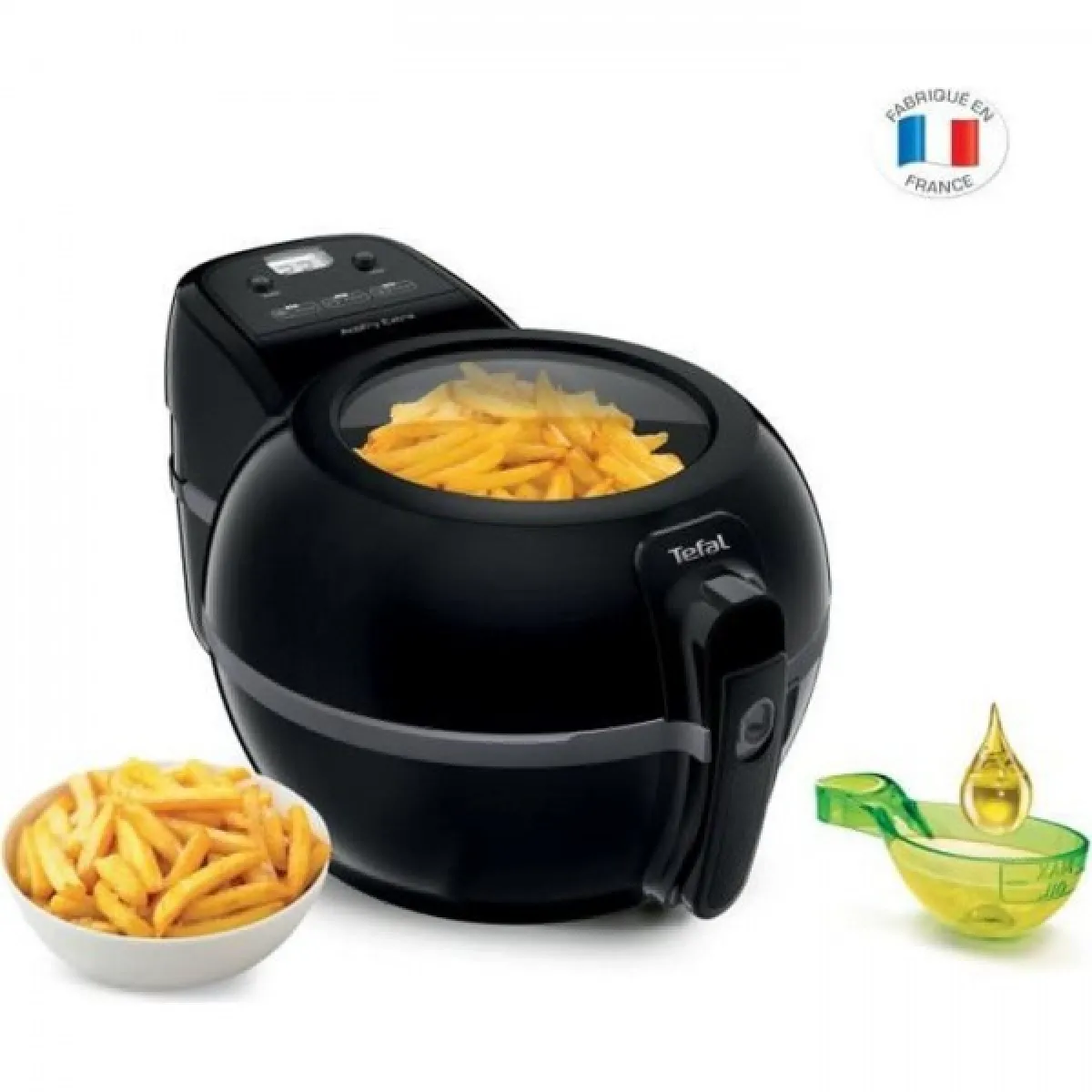 Friteuse Electrique TEFAL FZ722815 Actifry Extra, sans huile 1,2 kg, Pale de brassage automatique, Sans odeur, Familiale, Fabriquée en Fra