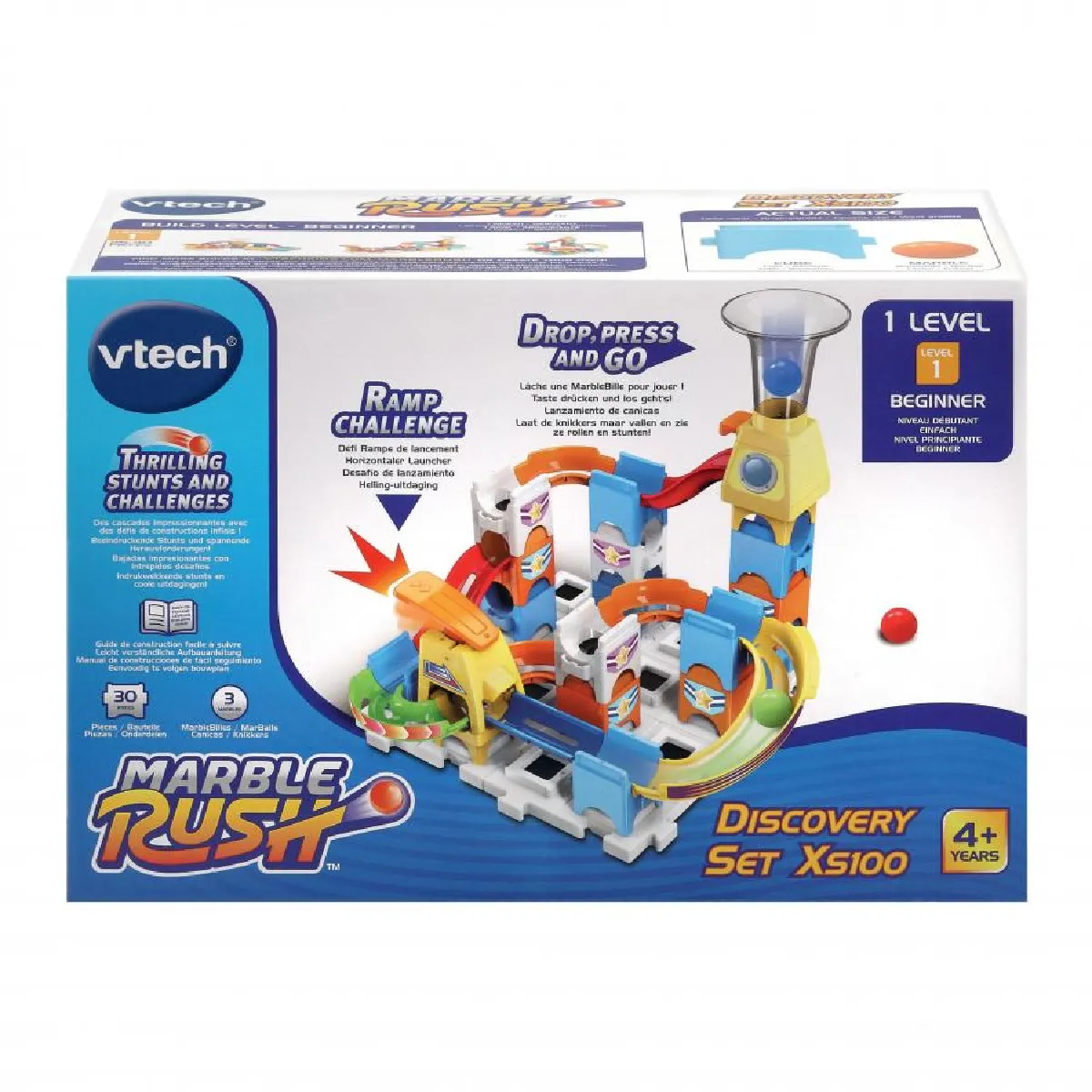 Marble rush - circuit a billes - discovery set xs100