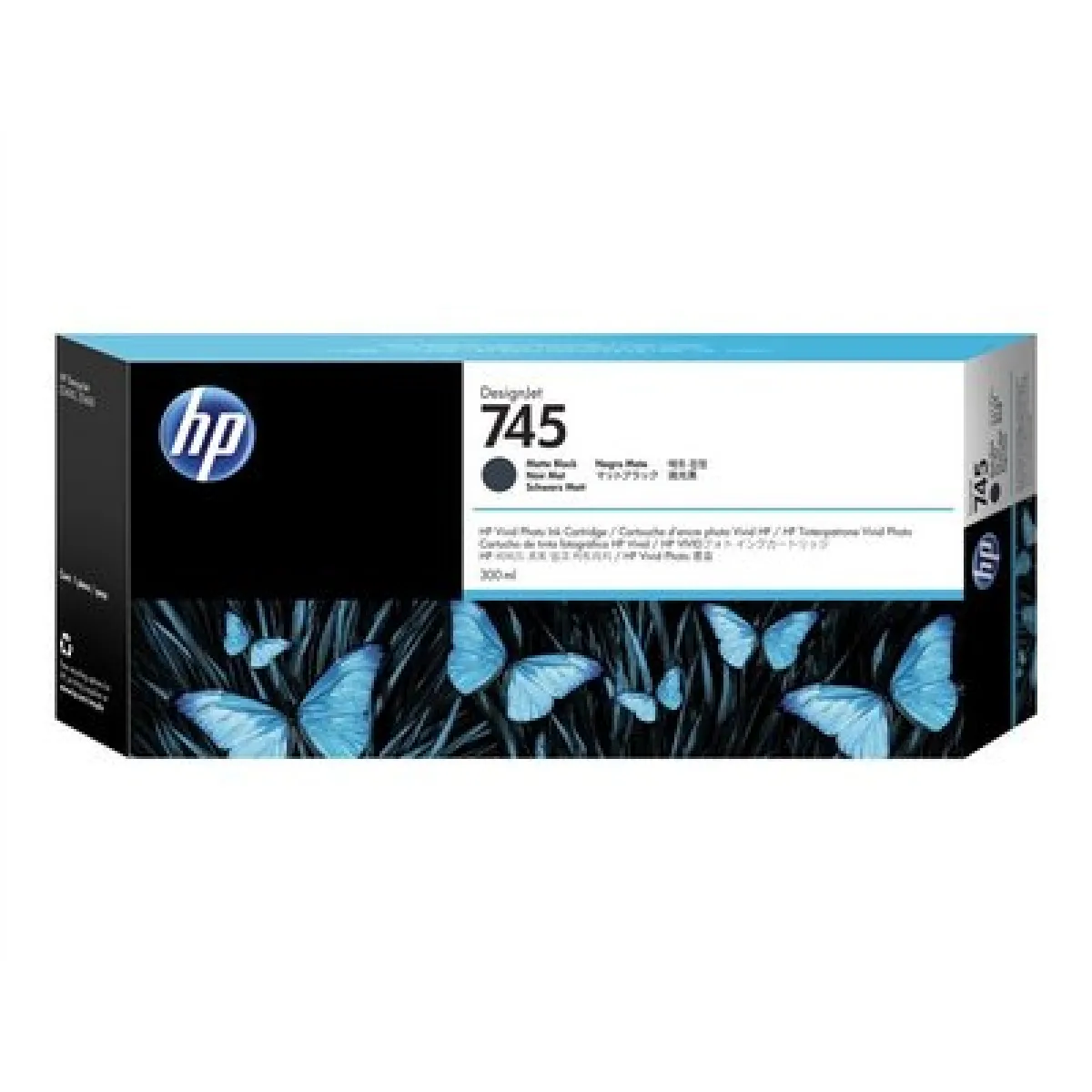 HP HP745 Cartouche d'Encre noir mat F9K05A