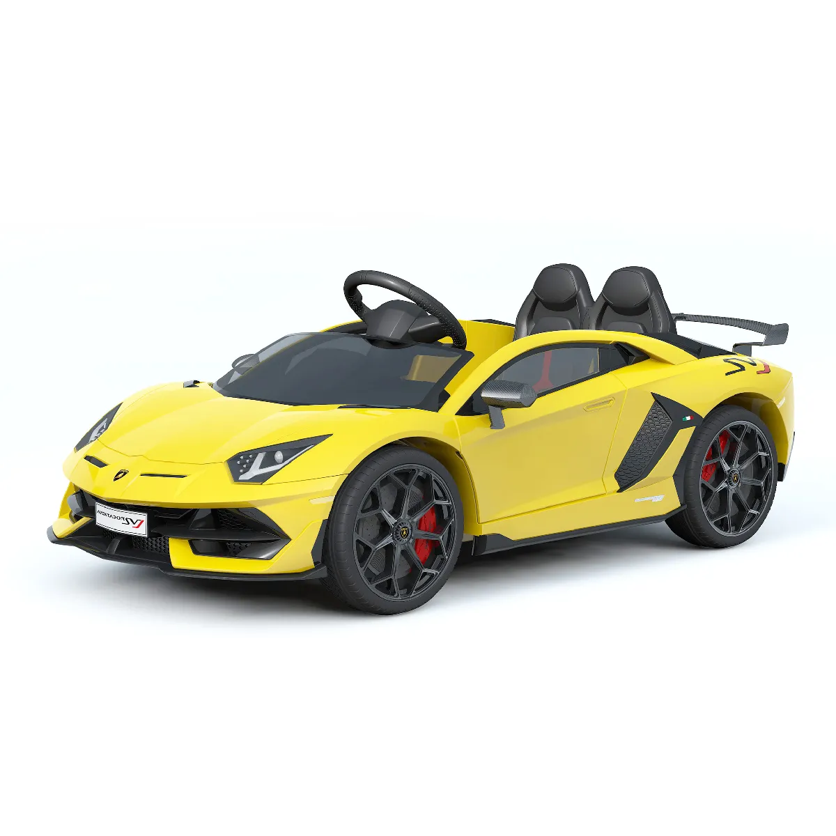 Véhicule électrique LAMBORGHINI SVJ jaune